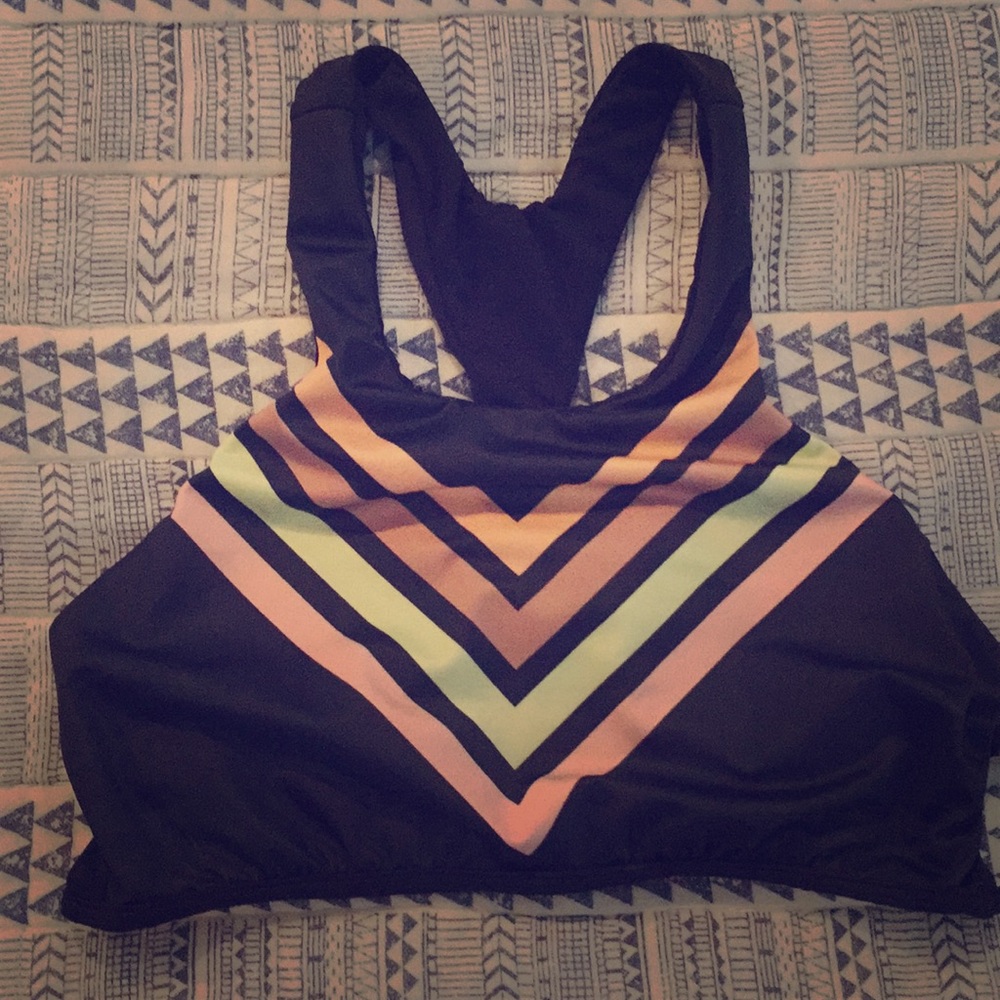 Adorable Reef racer back bathing suit top medium